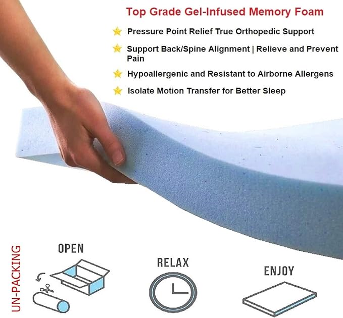 47"X29"X4" Beige Color Orthopedic Waterproof Memory Foam Pet Bed Pad for Extra Large Dog Crate Size 48"X30" with 2 External Covers