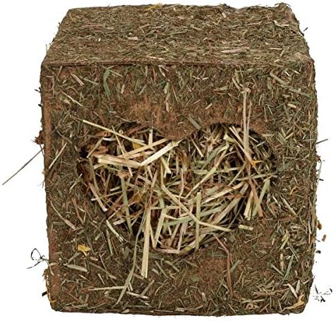 AB Tools Two Small Animals Guinea Pigs Rabbits Boredom Breaker Medium Hay Cubes