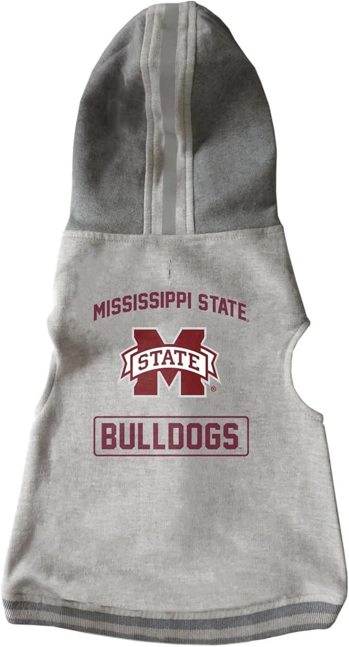 Littlearth NCAA Unisex NCAA Pet Hooded Crewneck with Team Logo and Name