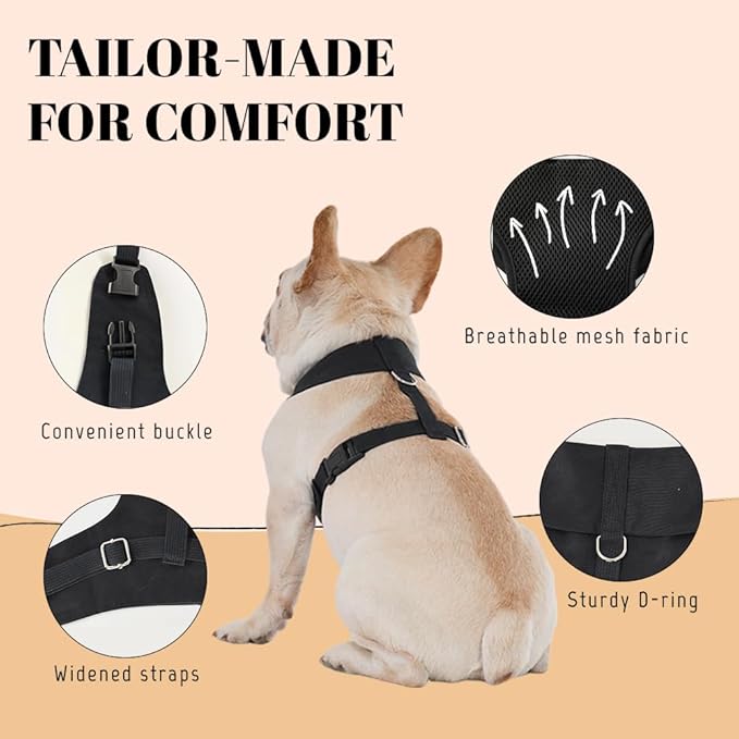 AVERYDAY Dog Tuxedo for Wedding Outfit, Dog Suit and Tie Costumes for Birthday, Halloween, Cosplay, Christmas Party, Pet Formal Wear with Bowtie, Tux for Small Dogs, Chihuahua, Bichon, Maltese, Cats