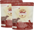Steve's Real Food Freeze-Dried Raw Nuggets 2-Pack - Beef Recipe - Raw Pet Food for Dogs and Cats - 20 oz in Each Bag