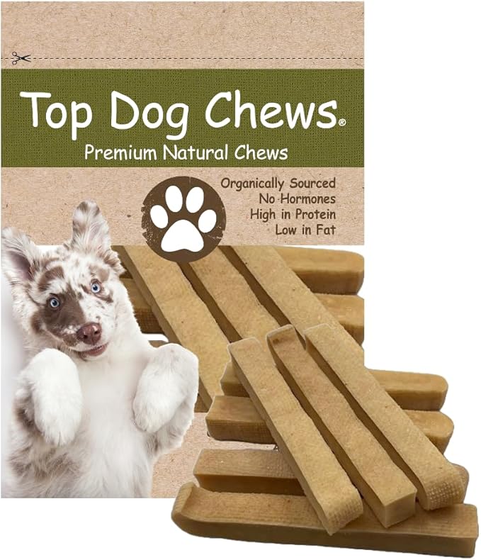 Top Dog Chews- Himalayan Yak Cheese for Dogs, 100% Natural & Long-Lasting Dog Treats, Gluten Free & Digestible, Sold by The Pound (1 Pound Small (Pack of 7), Cheese)