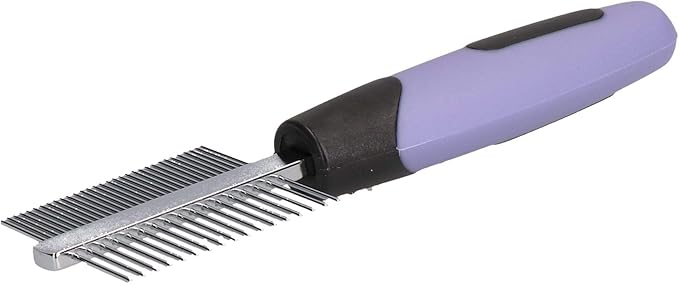 AB Tools Small Animal Mini Soft Brush & Double Sided Comb Grooming Kit