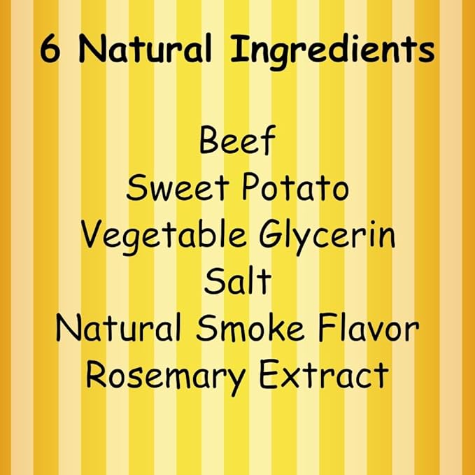 Beef and Sweet Potato Dog Treats, Soft Chicken Jerky for Small and Large Breeds, Naturally Healthy, Made in The USA (16 oz)