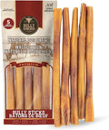 Bully Bunches Premium 12 Inch Standard Odor Free Bully Sticks for Small & Medium Dogs - Consistently Sized, Long Lasting Chews for Oral Care - All Natural Beef Dog Treats, (5 Pk)