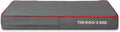 The Dog’s Bed Replacement Outer Cover, Oxford Fabric, Grey with Red Trim, Medium, 4-Inch