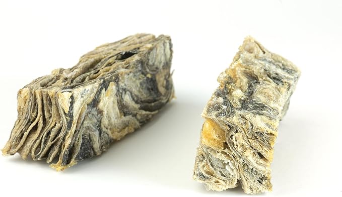 SKIPPER'S Crunchy Cod Fish Skin Finger Dog Treats - All Natural & Healthy Baked Fish Sticks, Great for Cleaning Teeth, Joints, Skin & Coat Health, Rich in Omega 3 | (7.05 Oz)