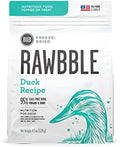 BIXBI Liberty Freeze-Dried Dog Food Topper & Treats, Duck – 95% Meat & Organs, No Refrigeration – USA Made, 4.5 oz