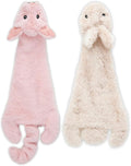 Best Pet Supplies Squeaky Dog Toys with Soft Durable Fabric for Small, Medium and Large Pets Interactive Toy for Indoor Play, Supports Active Biting and Play - Hare, Pig, Large