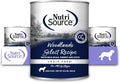 NutriSource Grain Free Woodlands Select Recipe Dog Food, Premium Wet Dog Food, 12.3 Ounce (Pack of 12)