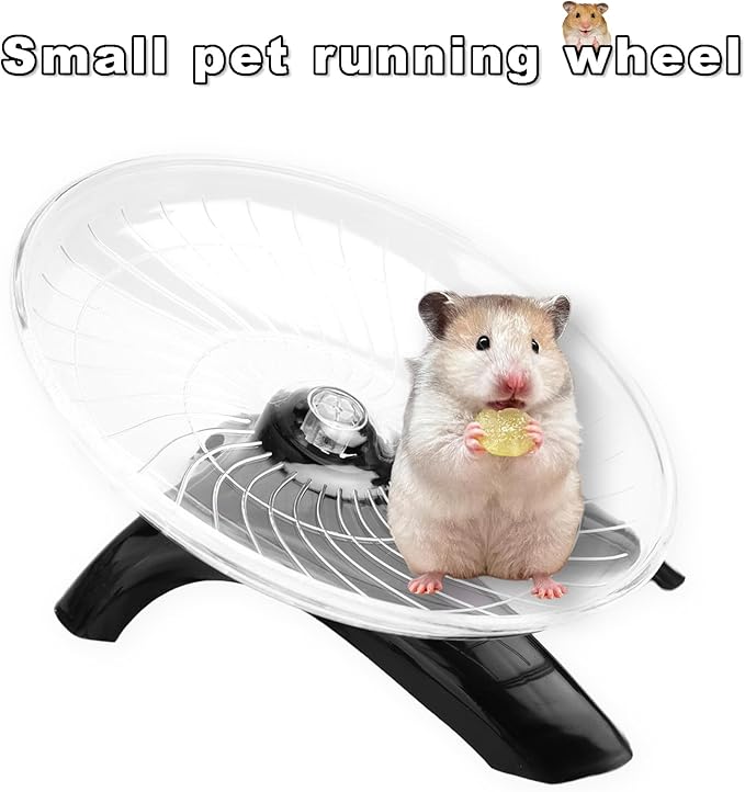 Hermit Crab Climbing & Running Wheel Toy Small Animal Exercise Wheel for Hermit Crabs Hamsters Gerbils Cage & Tank Accessories