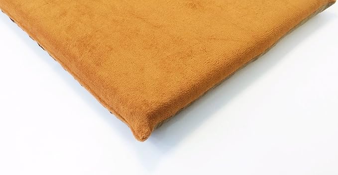 Luxurious Comfort Pet Dog Bed External Cover for Small and Large Dogs - Cover ONLY (36"x29" (34"x27"x3"), Fleece - Sudan Brown)