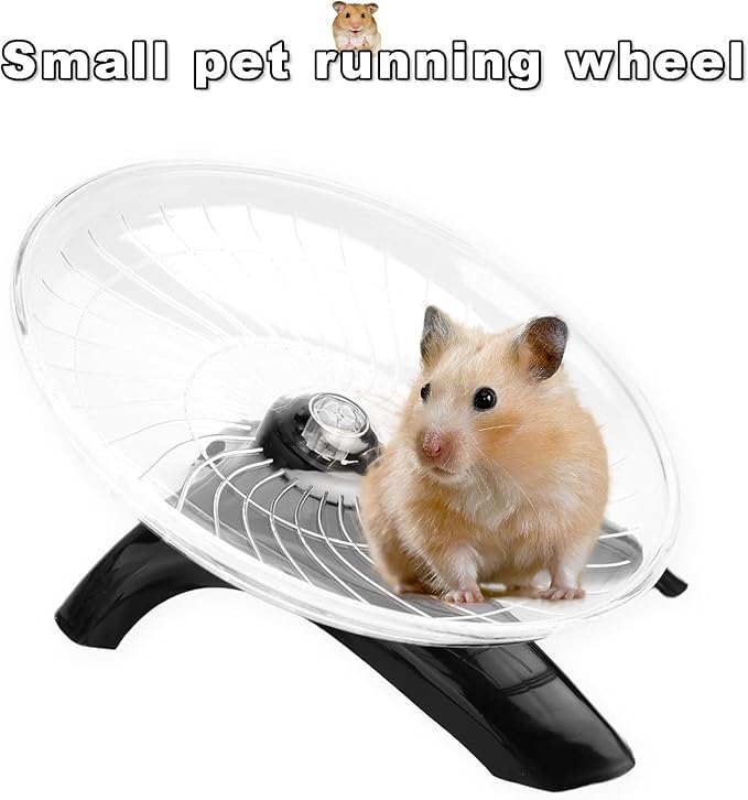 Hermit Crab Climbing & Running Wheel Toy Small Animal Exercise Wheel for Hermit Crabs Hamsters Gerbils Cage & Tank Accessories