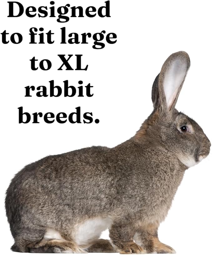 XL Rabbit Nest Box – Heavy-Duty Wood – Large & Giant Rabbit Breeds – Perfect for Nesting & Breeding Rabbits and Small Animals