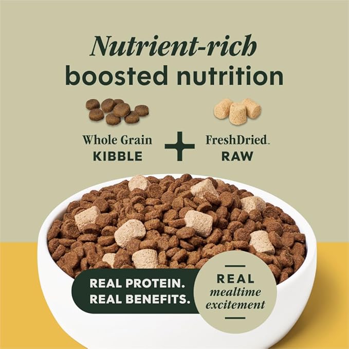 Instinct RawBoost Puppy, Natural Dry Dog Food with FreshDried Raw, Whole Grain Recipe - Real Chicken & Brown Rice, 3.5 lb. Bag