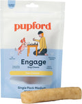 Pupford Yak Cheese Chews for Dogs & Teething Puppies, Natural, Long-Lasting Himalayan Dental Treats (Single Pack Medium)
