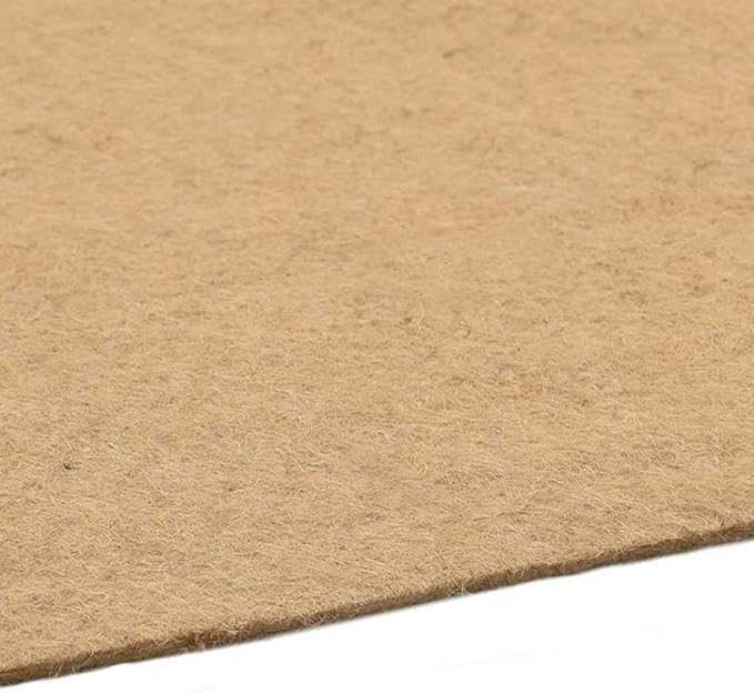 vidaXL Hemp Mat for Small Animals 0.5 x 16.4 ft Organic Bedding Hypoallergenic Odor Resistant Scratch Perfect for Cages and Rabbits Guinea Pigs Hamsters