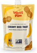 WEST PAW Creamy Peanut Butter & Banana Dog Treat, 6.2 oz.