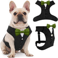 AVERYDAY Dog Tuxedo for Wedding Outfit, Dog Suit and Tie Costumes for Birthday, Halloween, Cosplay, Christmas Party, Pet Formal Wear with Bowtie, Tux for Medium Large Dogs, Bulldog, Labrador, Husky