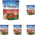 Blue Buffalo Nudges Homestyle Natural Dog Treats, Made in the USA with Real Chicken, Peas, and Carrots, 16-oz. Bag (Pack of 5)