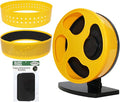 Silent Runner 9" + Sandy Track + Autoclean Track + Cage Attachment - Pet Exercise Wheel Set - for Syrian Hamsters, Teddy Bear Hamsters, Dwarf Hamsters, Gerbils, Mice and Other Small Pets
