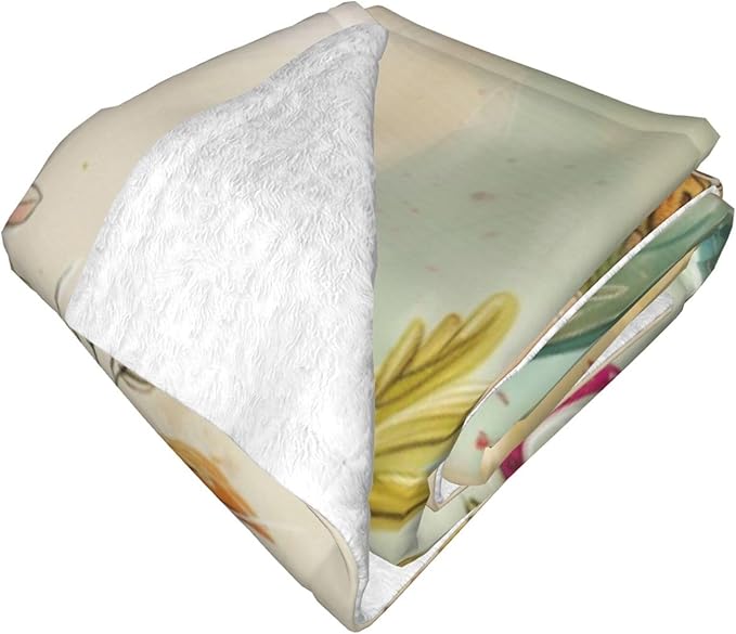 Funny Chicken Blanket, Gifts for Women, Cute Chickens Farm Animal Soft Lightweight Throw Blankets for Kids Girls, Travel Bed Living Room Decor, 60x80in