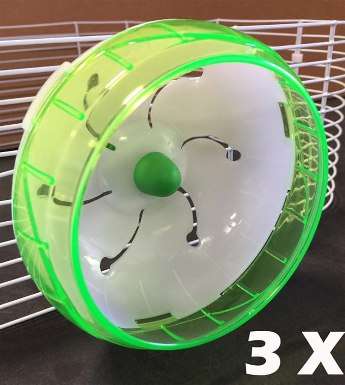 Acrylic Clear Expansible and Customizable 3-Solid Floor Levels Habitat Hamster Rodent Gerbil Mouse Mice Cage
