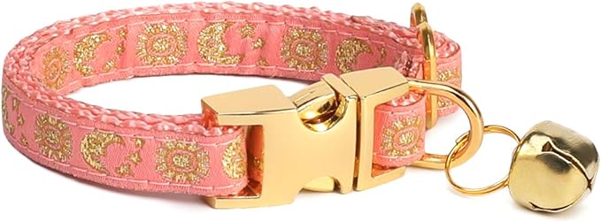 waaag Pet, Moons Stars Suns Dog Collar Cat Collar, Multiple Designs Crescent Celestial Dog Cat Collar Leash Harness XX-Small (Pack of 1)