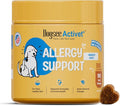 Dogsee Activet+ Dog Allergy Support Supplement Chews, with Omega 3, Quercetin, Probiotics & Botanicals, Immune Response & Itchy Skin Support, Chicken Flavor – 90 Chews