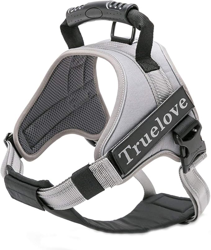 Truelove Dog Harness No-Pull Reflective Stitching Ensure Night Visibility Outdoor Adventure Big Dog Harness Perfect Match Puppy Vest TLH5753 Now Available in 6 Colors 6 Sizes
