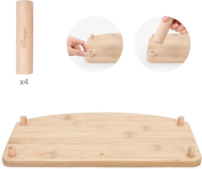 Niteangel Anti-Slide Super-Silent Acrylic Wooden Cloud Series Hamster Wheel Platform