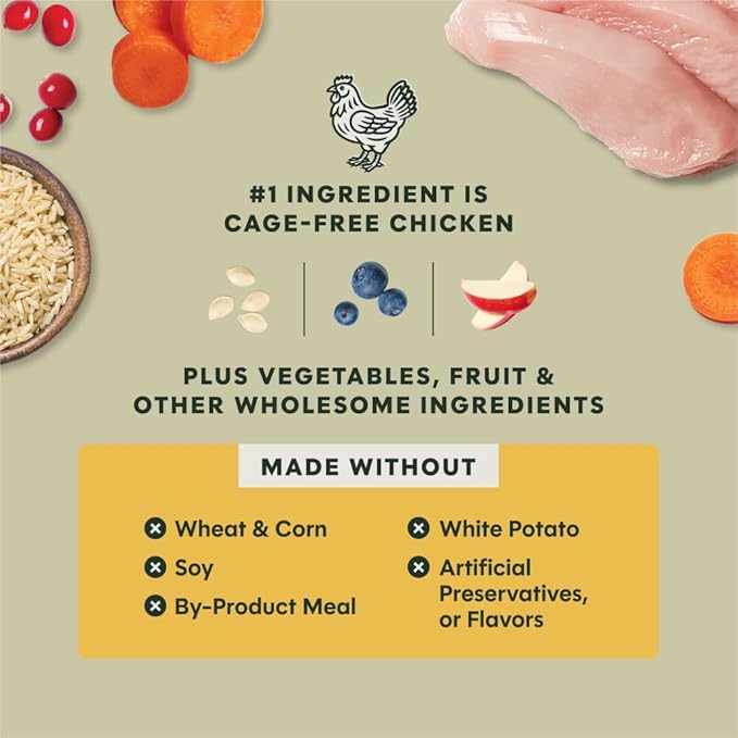 Instinct RawBoost, Natural Dry Dog Food with FreshDried Raw, Whole Grain Recipe - Real Chicken & Brown Rice, 20 lb. Bag