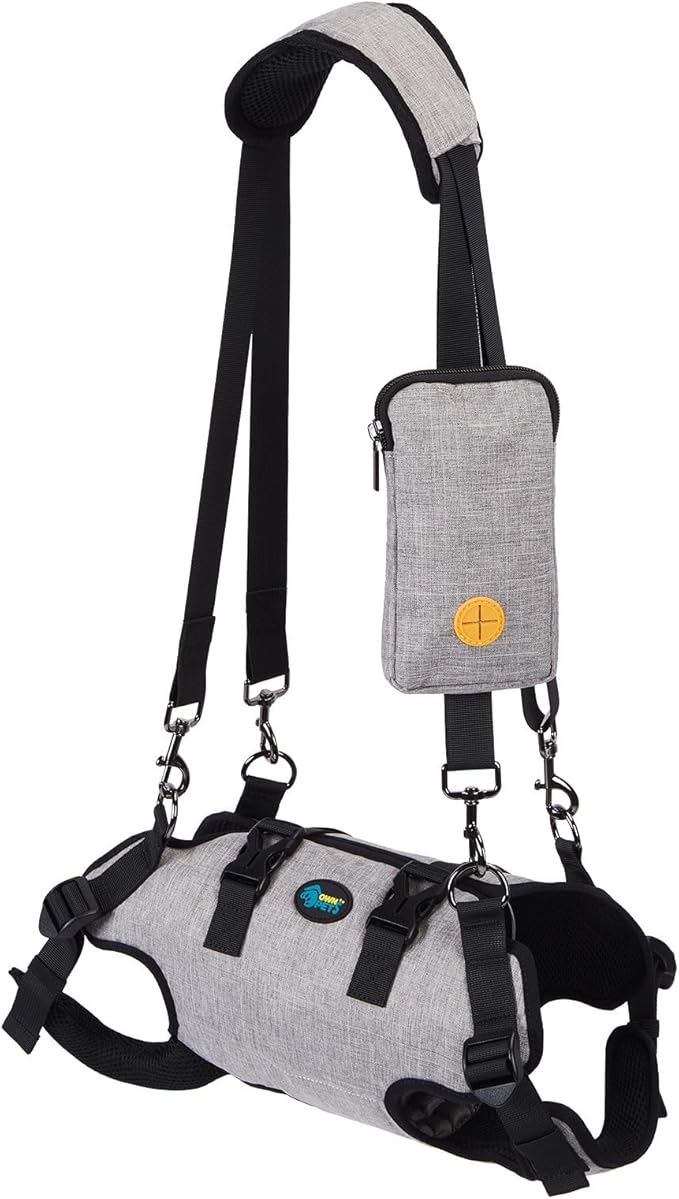 Ownpets Dog Sling Harness, Outdoor Sling Bag for Spine Protection, Whole Body Support, Support Vest to Assist Aged Dogs, Outdoor, S