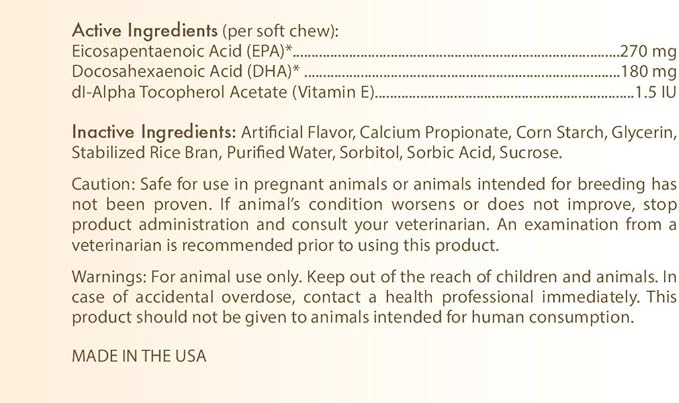 Healthy Breeds Bichon Frise Omega HP Fatty Acid Skin and Coat Support Soft Chews 60 Count