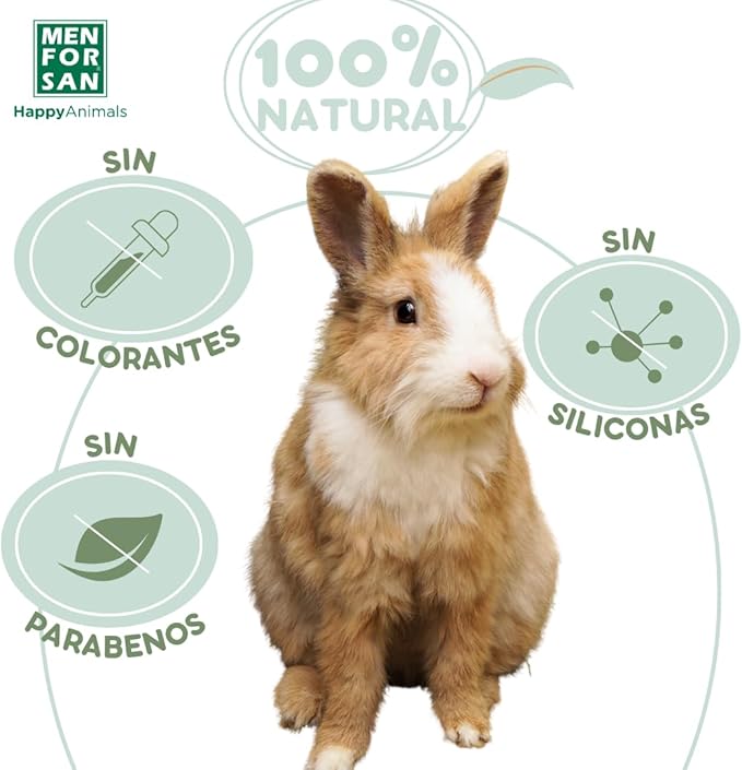 MENFORSAN Foam Shampoo with Aloe Vera for Guinea Pigs, Rodents & Ferrets, activates and vivifies Skin Cells, exerting a deep Soothing, moisturizing Action - 7 fl oz