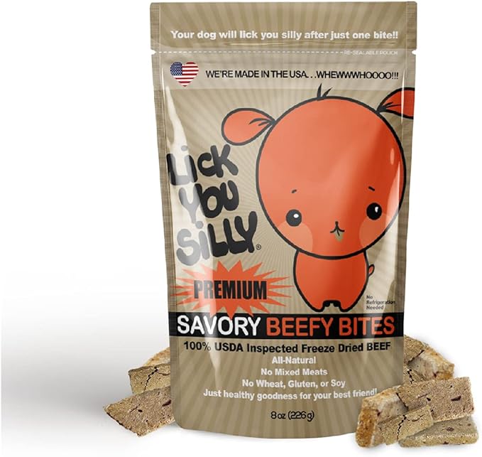 Freeze-Dried Beef Liver Dog Treats | High-Protein Training Snacks for Dogs & Puppies | Grain-Free Pet Treats for Small, Medium, & Large Breeds | Made in The USA