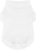 Cozy and Functional Dog Shirts for Small Puppies: Stretchable White Attire with Easy-On Design, Ideal for Chihuahuas and Yorkies - Enhance Comfort and Playfulness on Chill Days Small