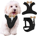 AVERYDAY Dog Tuxedo for Wedding Outfit, Dog Suit and Tie Costumes for Birthday, Halloween, Cosplay, Christmas Party, Pet Formal Wear with Bowtie, Tux for Small Dogs, Chihuahua, Bichon, Maltese, Cats