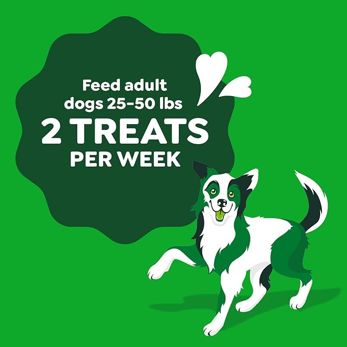 Greenies Occupy Twists Natural Dog Treats Regular Size Dog Chews Long Lasting Chicken Flavor, 8.65 oz. Pack, 6 Count