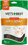 Vet's Best Advanced Hip & Joint Soft Chew Dog Supplements - Formulated with Glucosamine and Chondroitin to Support Dog Joint and Cartilage Health -30 Day Supply