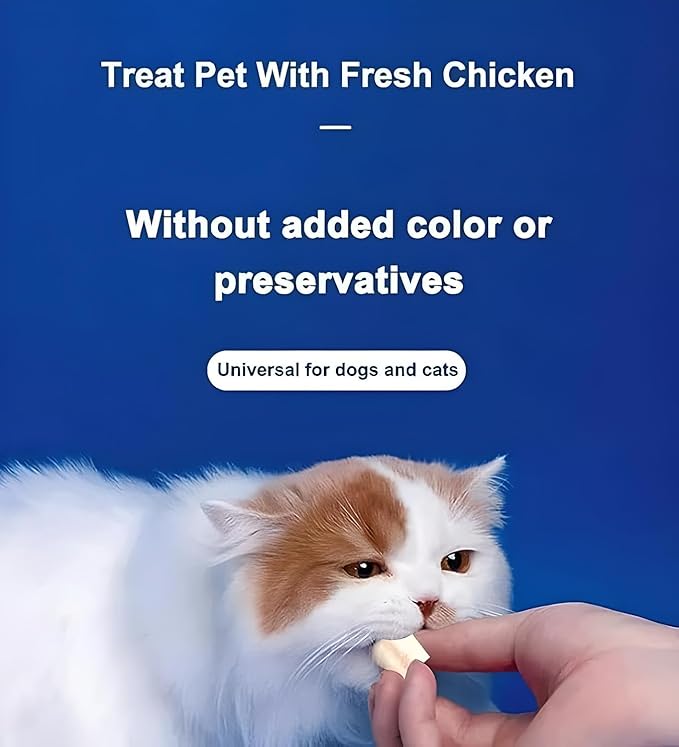 Organic Freeze-Dried Chicken Treats — 100% Single-Ingredient Chicken Breast — Grain-Free, Gluten-Free, High Protein Skin & Coat Support — Made in USA (Pack of 3)