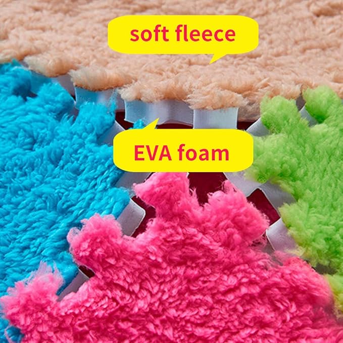 10Pcs 11” x 11” Guinea Pig Pads Washable, Reusable Guinea Pig Fleece Cage Liners, Soft Warm Rabbit Sleep Mat Blanket Bed (Blue)