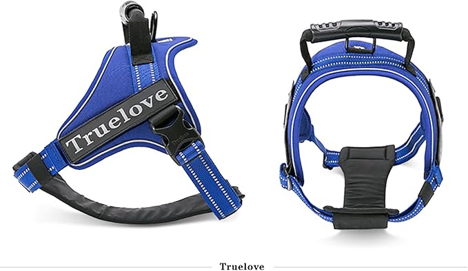 Truelove Dog Harness No-Pull Reflective Stitching Ensure Night Visibility Outdoor Adventure Big Dog Harness Perfect Match Puppy Vest TLH5753 Now Available in 6 Colors 6 Sizes