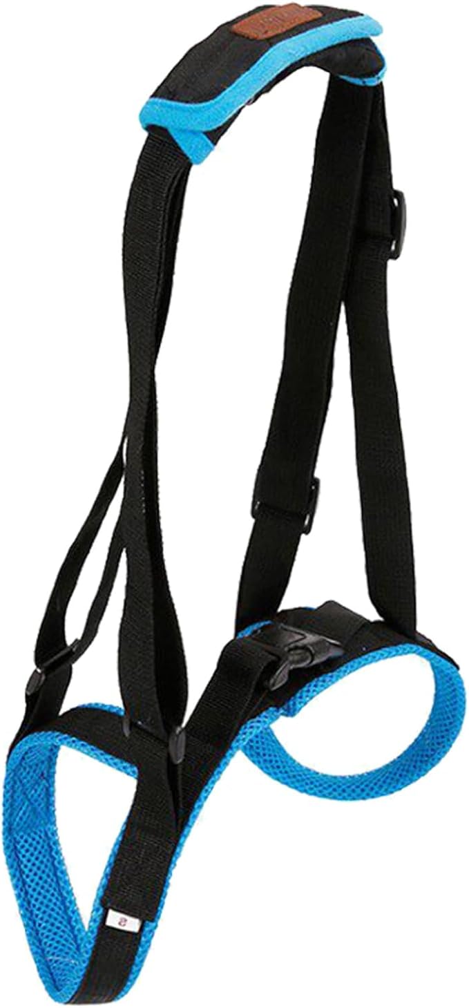 Dog Lift Harness for Back Legs, Pet Support Sling for Senior Dogs with Weak Hind Legs, Adjustable Mobility Aid Harness for Disabled, Injured, Elderly Dogs(M)