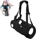 Adjustable Dog Support Harness for Senior & Disabled Pets – Lift Assist Rehab Sling with Leash Clip for Mobility, Walking & Recovery(Black,X-Large)