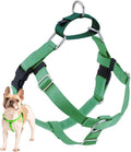 2 Hounds Design Freedom No Pull Dog Harness, Adjustable Harness, Easy Walking & Comfortable Control, Fits Small, Medium & Large Dogs, Solid Colors, Made in USA, 5/8" XS, Neon Green