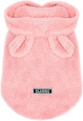 Easter Dog & Cat Outfit - Bunny Ears Hoodies Fleece Sweatshirt for Small Dogs & Cats (XX-Large, Pink)
