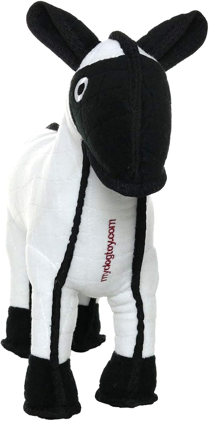 TUFFY - World's Tuffest Soft Dog Toy -Barnyard- Multiple Layers. Made Durable, Strong & Tough. Interactive Play (Tug, Toss & Fetch). Machine Washable & Floats. (Sheep, Large 2 Pack)