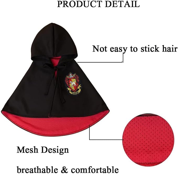 Cat Halloween Costume - Pet Wizard Costumes Mantle Magician Cosplay Clothes with Bowtie & Glasses Set, Festival Party Apparel for Small Pets Cats Dogs
