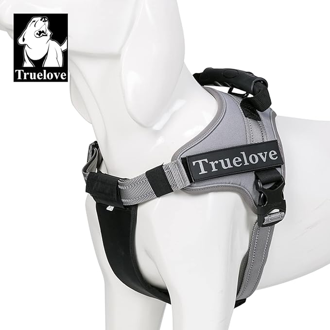 Truelove Dog Harness No-Pull Reflective Stitching Ensure Night Visibility Outdoor Adventure Big Dog Harness Perfect Match Puppy Vest TLH5753 Now Available in 6 Colors 6 Sizes